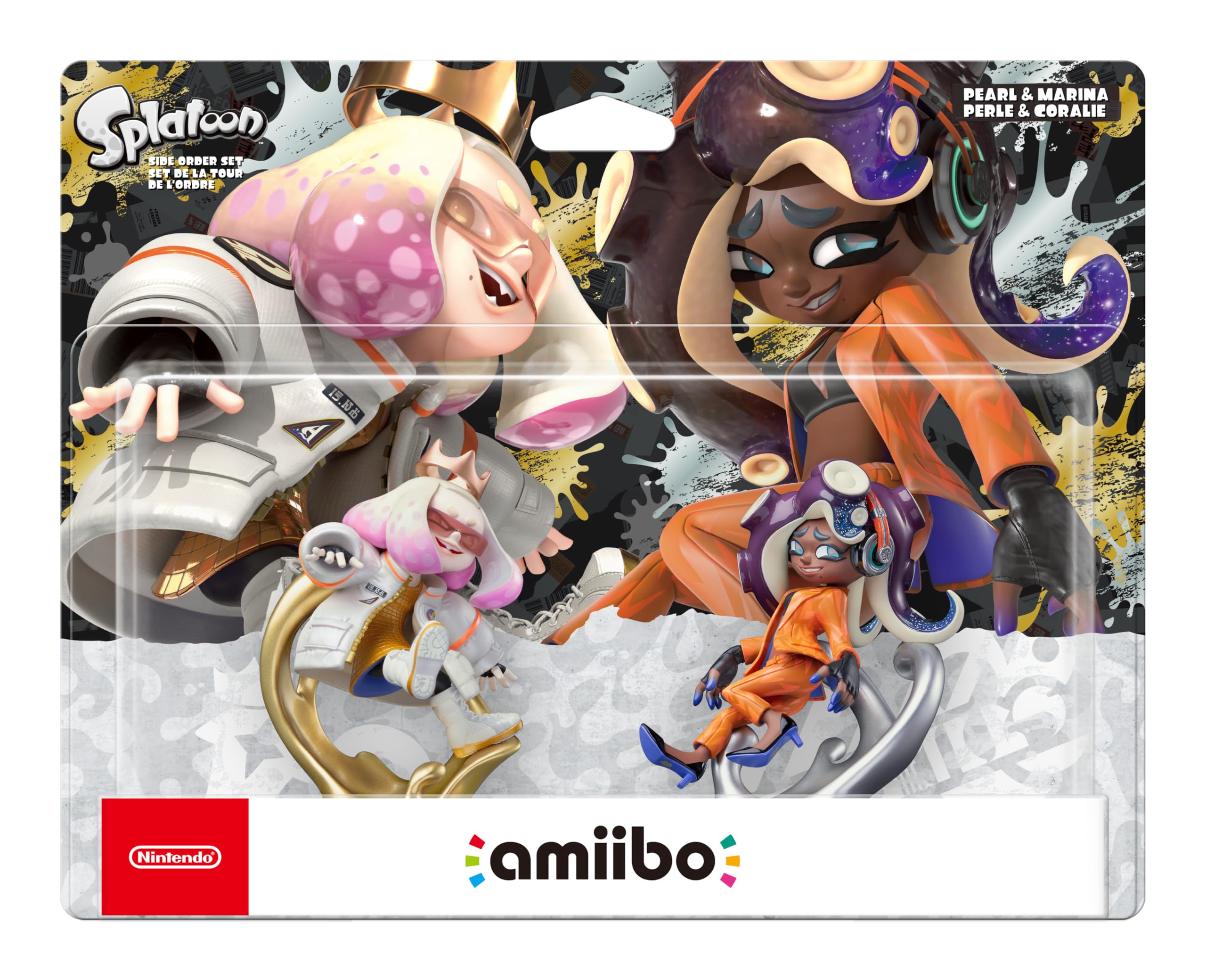 Nintendo Amiibo Pack Pearl & Marina – Figuras Coleccionables de Splatoon con Diseño Detallado y Desbloqueo en Juegos Nintendo Amiibo Pack Pearl & Marina – Figuras Coleccionables de Splatoon con Diseño Detallado y Desbloqueo en Juegos